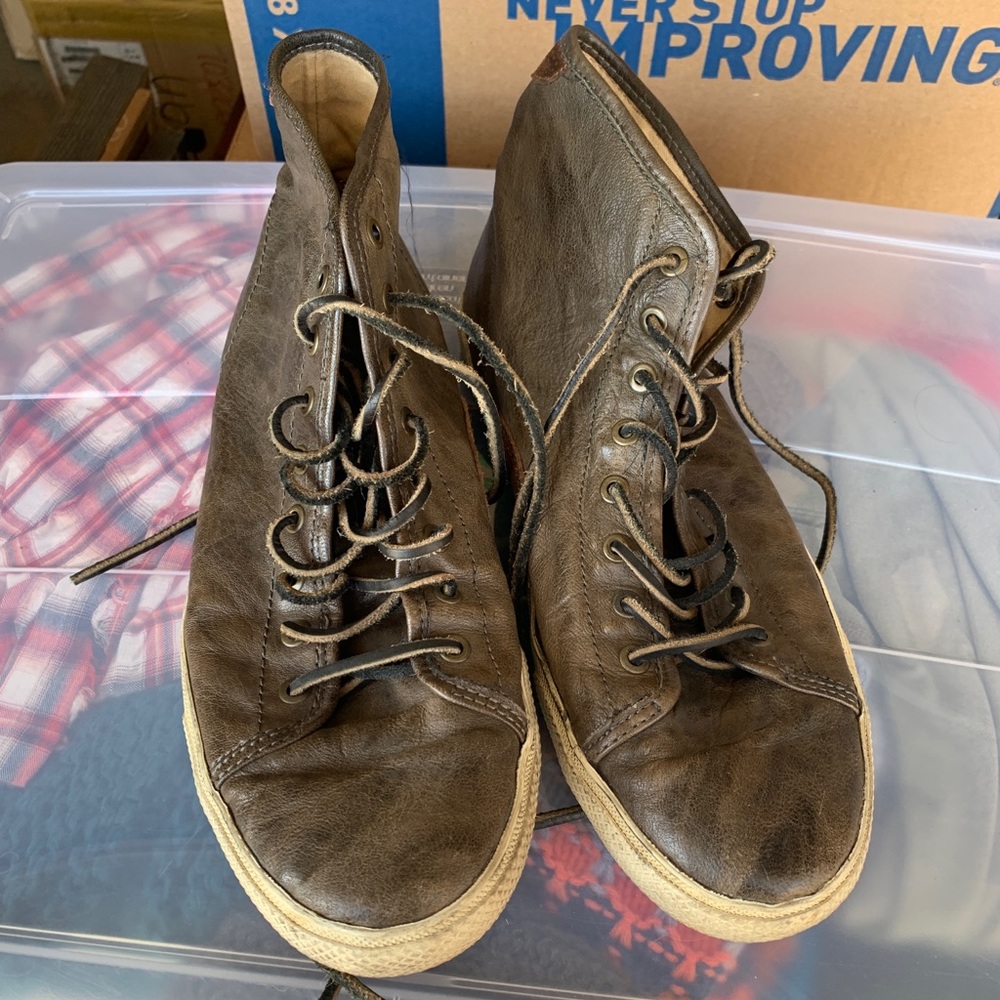 Frye leather sneakers